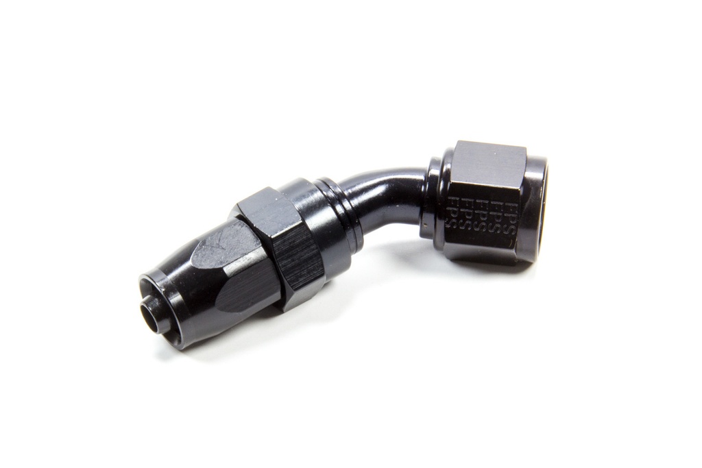 [FRG224507-BL] Fragola - Hose Fitting #8 45 Deg. To #6 Hose Black