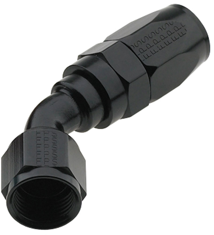[FRG224516-BL] Fragola - Hose Fitting #16 45 Deg Pro-Flow Black
