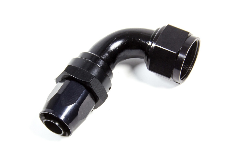 [FRG229015-BL] Fragola - Hose Fitting #16 90 Deg. To #12 Hose Black