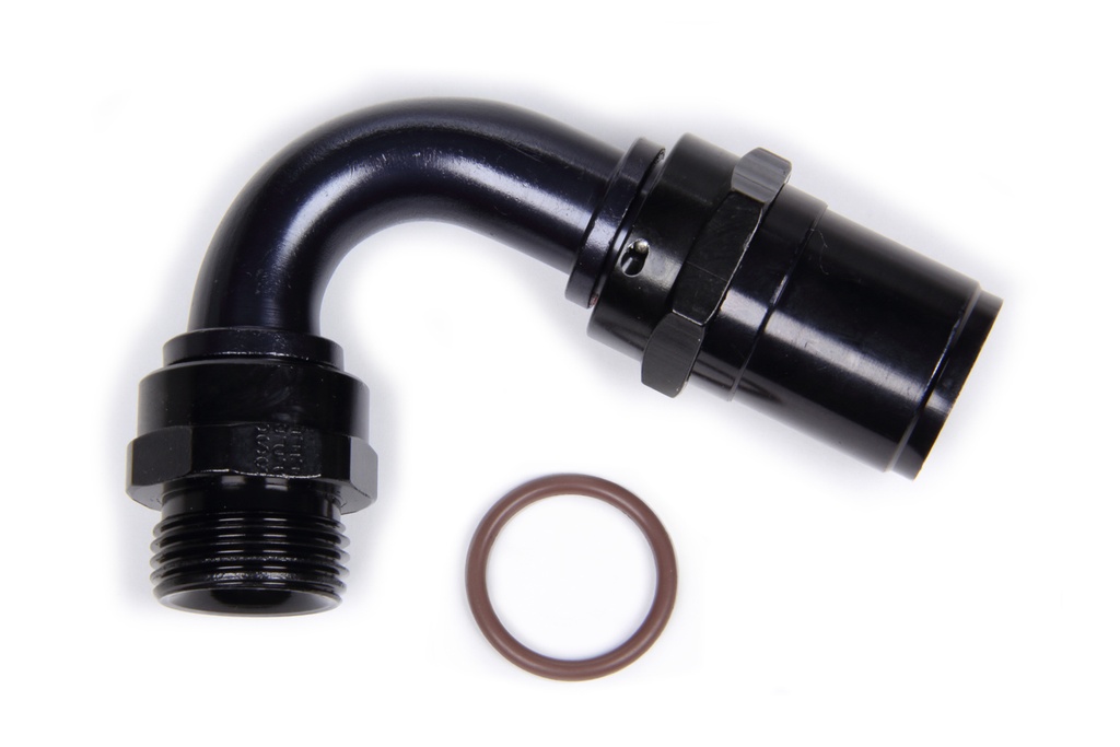 Fragola - #12 Race-Rite Crimp-On Hose End 120-Degree