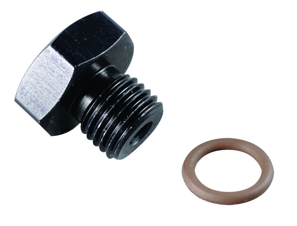 [FRG481430-BL] Fragola - 10an Port Plug W/ 1/8in Female Port