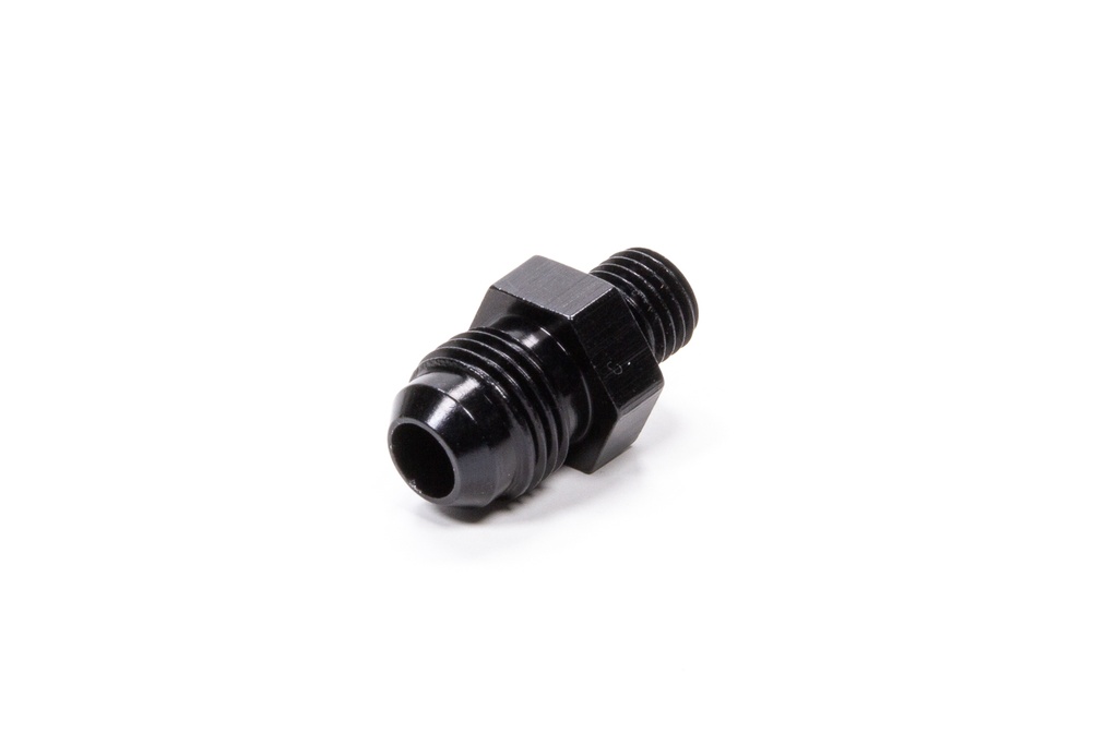 [FRG481606-BL] Fragola - Straight Adapter Fitting #6 X 1/4 Mpt Black