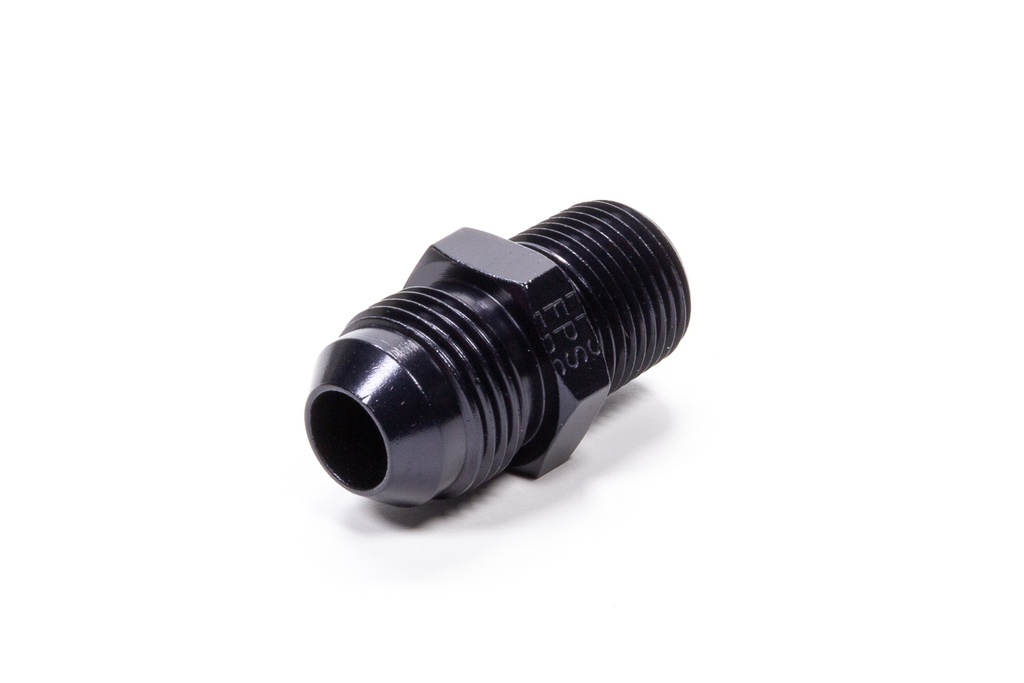 [FRG481607-BL] Fragola - Straight Adapter Fitting #8 x 1/4 Mpt Black