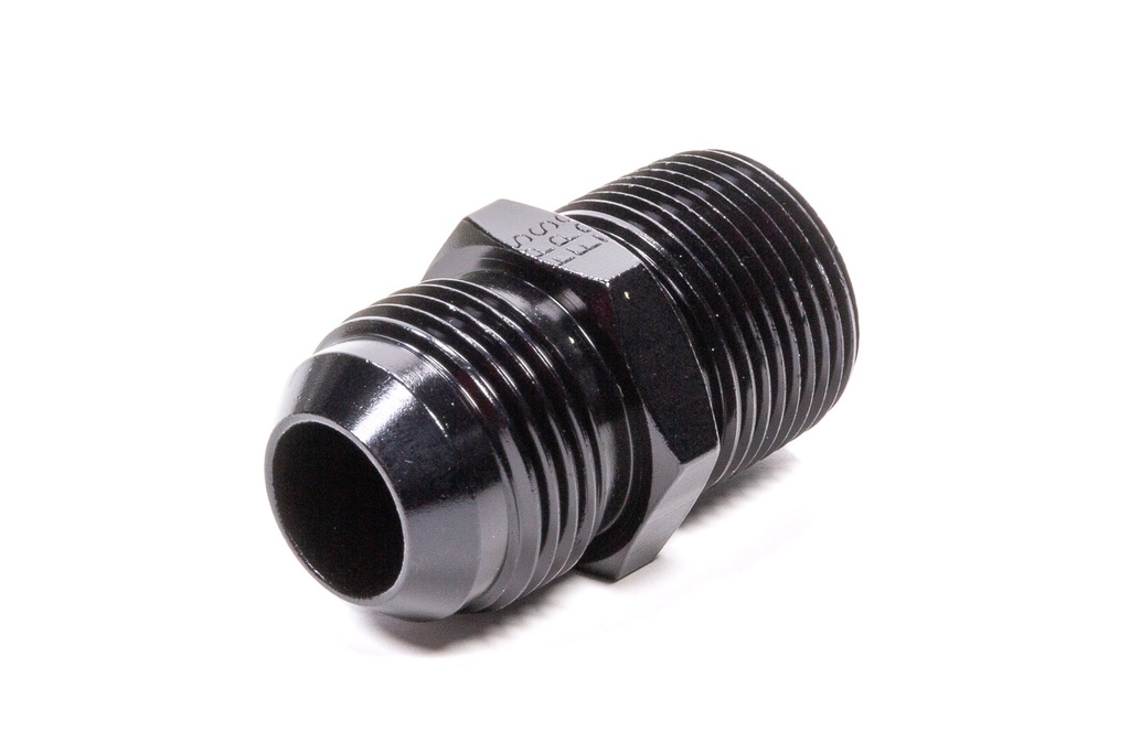 [FRG481613-BL] Fragola - Straight Adapter Fitting #12 X 1/2 Mpt Black