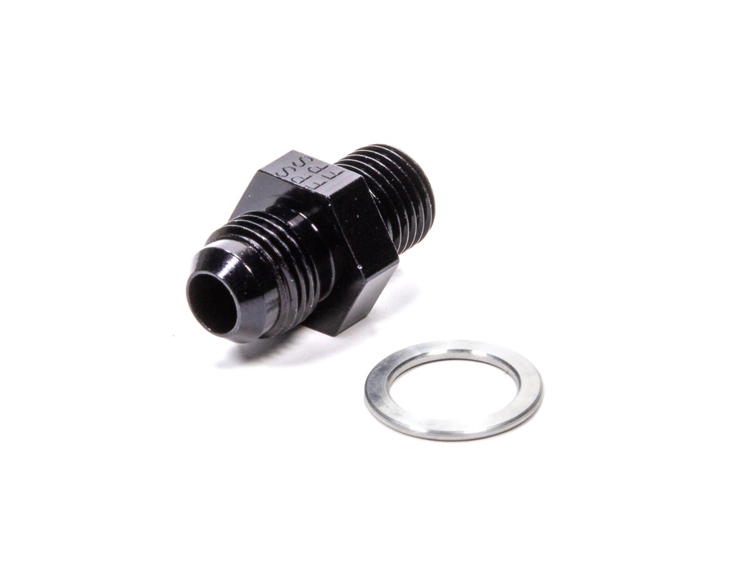 [FRG481670-BL] Fragola - Trans Adapter Fitting #6 x 1/4 MPT Black