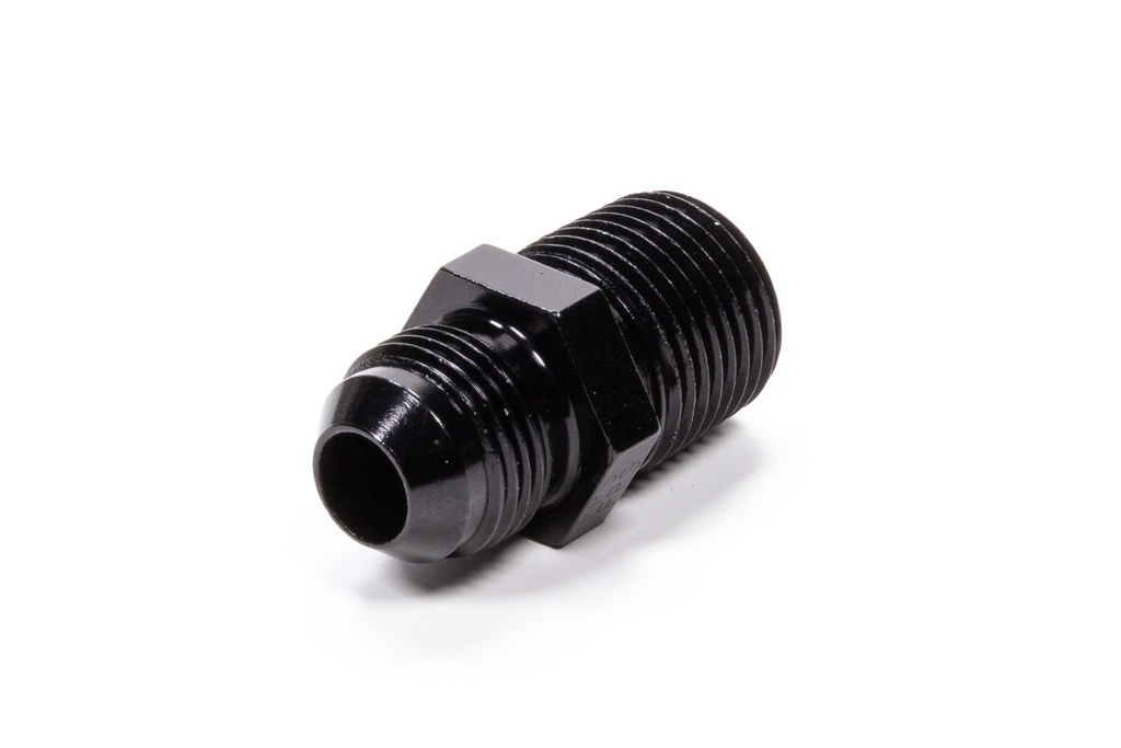 [FRG481688-BL] Fragola - Straight Adapter Fitting #8 X 1/2 MPT Black
