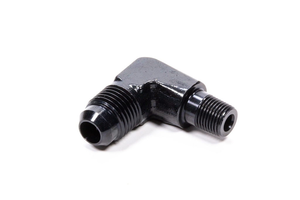 [FRG482262-BL] Fragola - 90 Deg Adapter Fitting #6 x 1/8 MPT Black