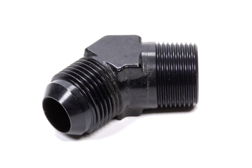 [FRG482312-BL] Fragola - 45 Deg Adapter Fitting #12 x 3/4 Mpt Black