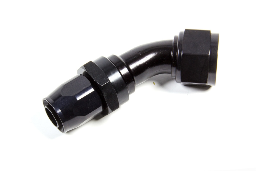 Fragola - Hose Fitting #16 45 Deg. To #12 Hose Black