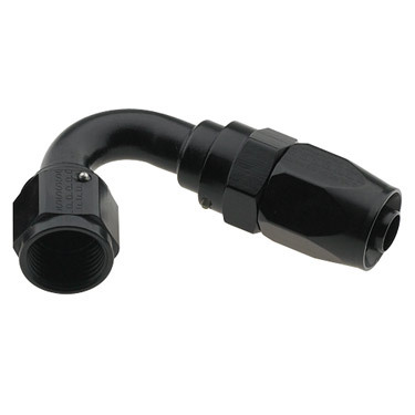 Fragola - Hose Fitting #10 120 Deg To #12 Hose Black