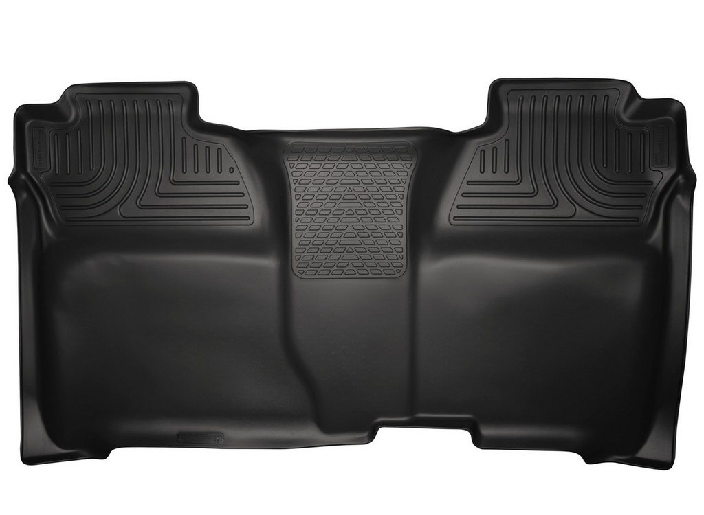 [HSK19231] Husky Liners WeatherBeater 2nd Row Floor Liner for 2015-2019 GM 2500HD Crew Cab - Black