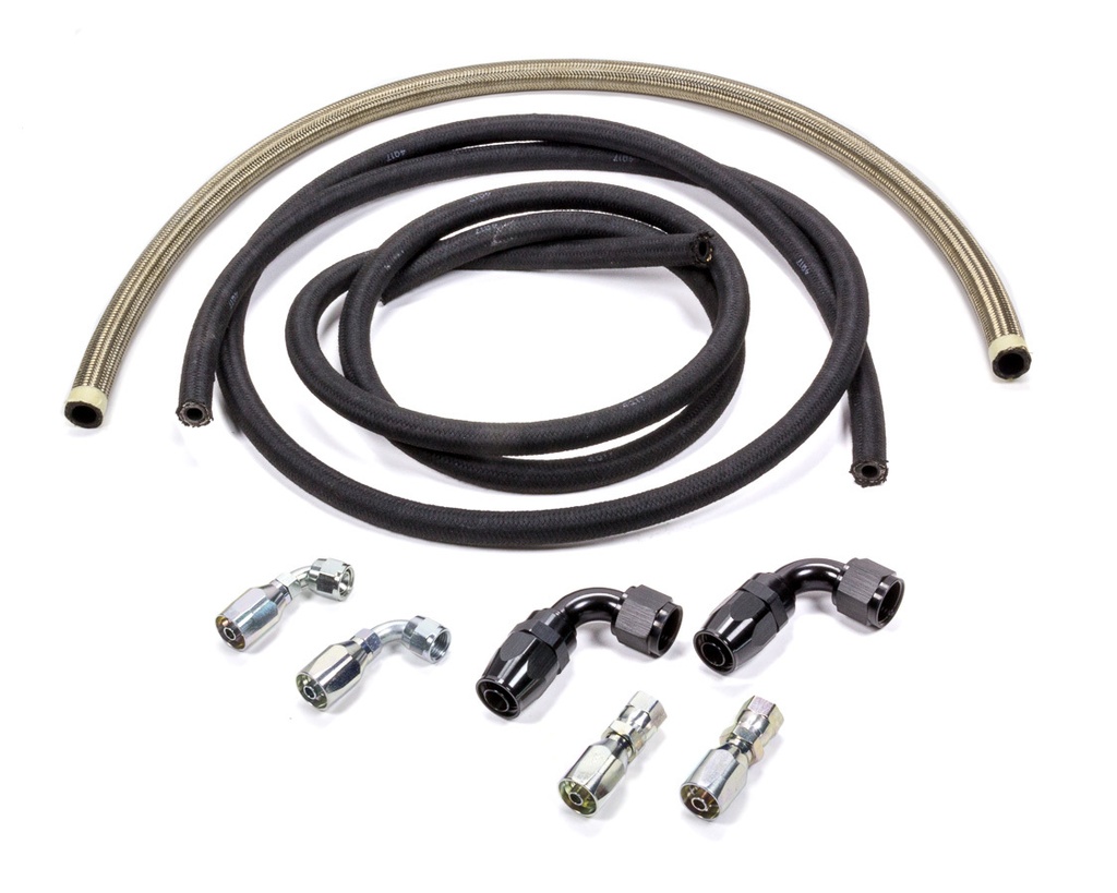 Allstar Performance - Power Steering Hose Kit Rack Rear Mount Pump
