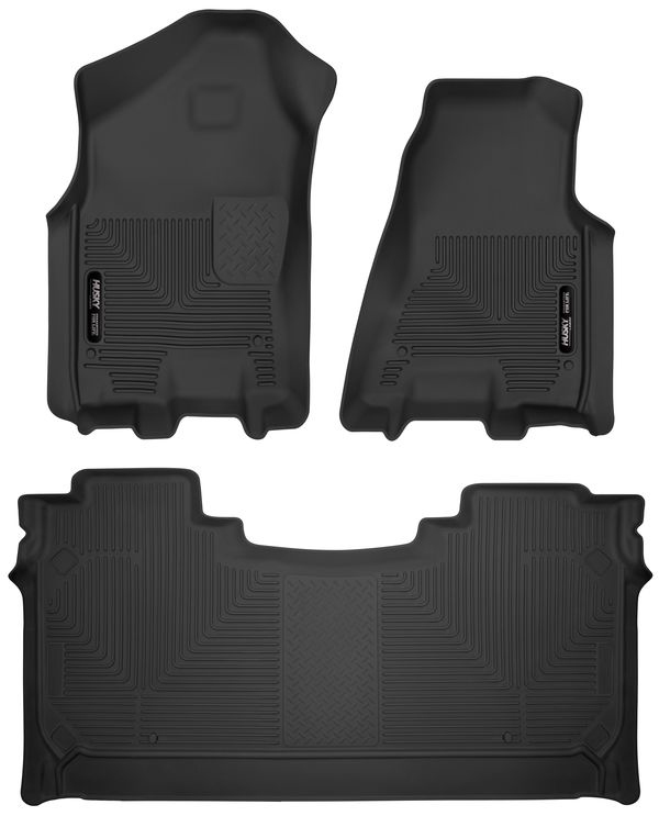 [HSK54608] Husky Liners - Front & 2nd Seat Floor Liners X-act Contour