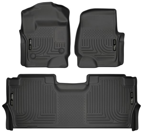[HSK94061] Husky Liners - Front & 2nd Seat Floor Liners Weatherbeater