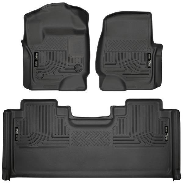 [HSK94071] Husky Liners - Front & 2nd Seat Floor Liners Weatherbeater