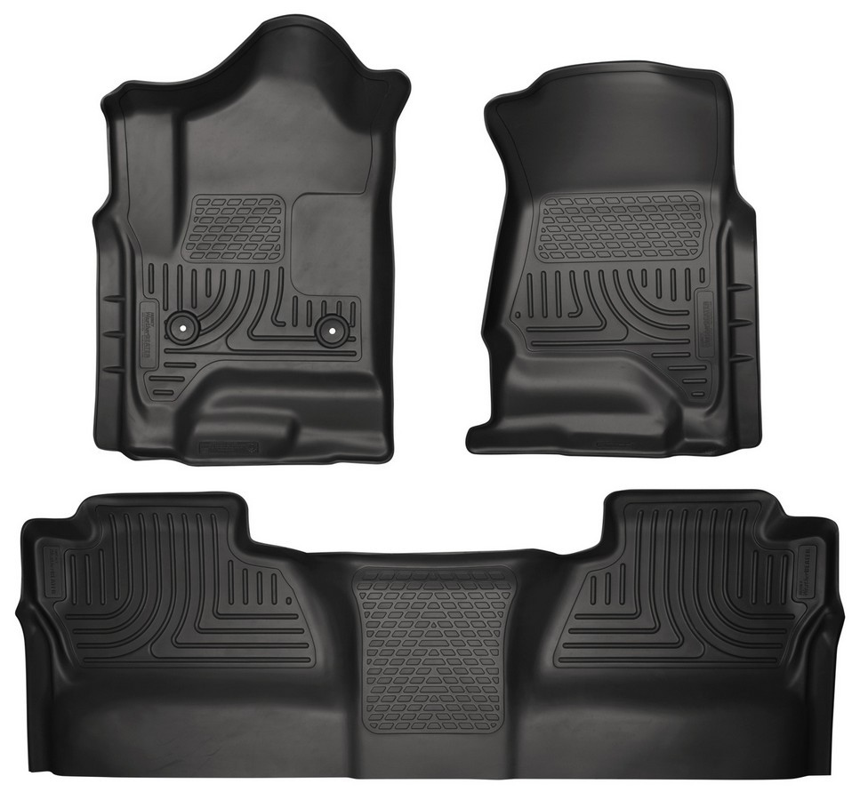 [HSK98231] Husky Liners - 15-GM 2500HD Crew Cab Floor Liners Black