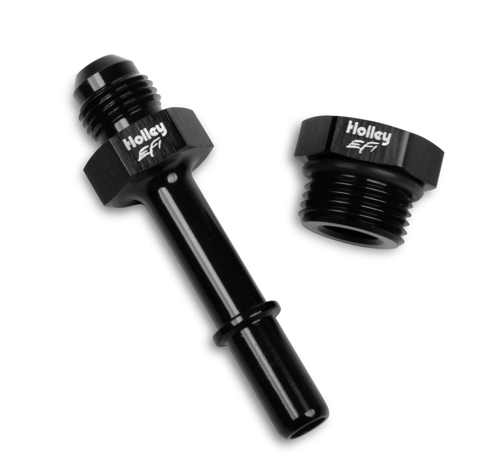 [HLY534-211] Holley - Fuel Rail Adapter Kit Quick Connect GM Rail
