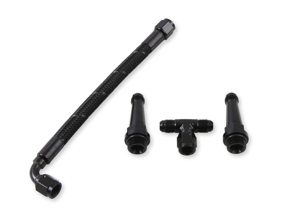 [HLY534-236] Holley - Efi Stealth Crossover Braided Fuel Line Lit
