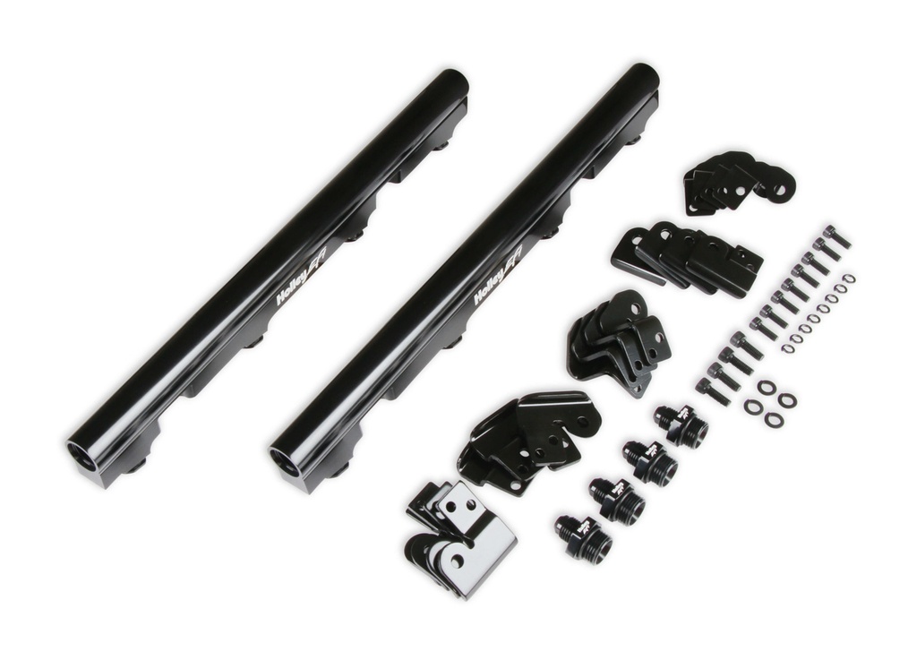 [HLY534-244] Holley - Billet Fuel Rail Kit Gm Ls Trucks W/Oe Intakes