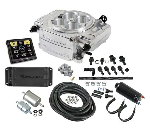 [HLY550-510-3PK] Holley - Sniper 2 Efi Master Kit Polished W/Pdm