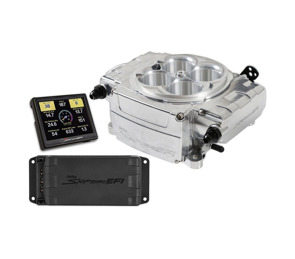[HLY550-510-3PX] Holley - Sniper 2 Efi Kit Polished W/Pdm