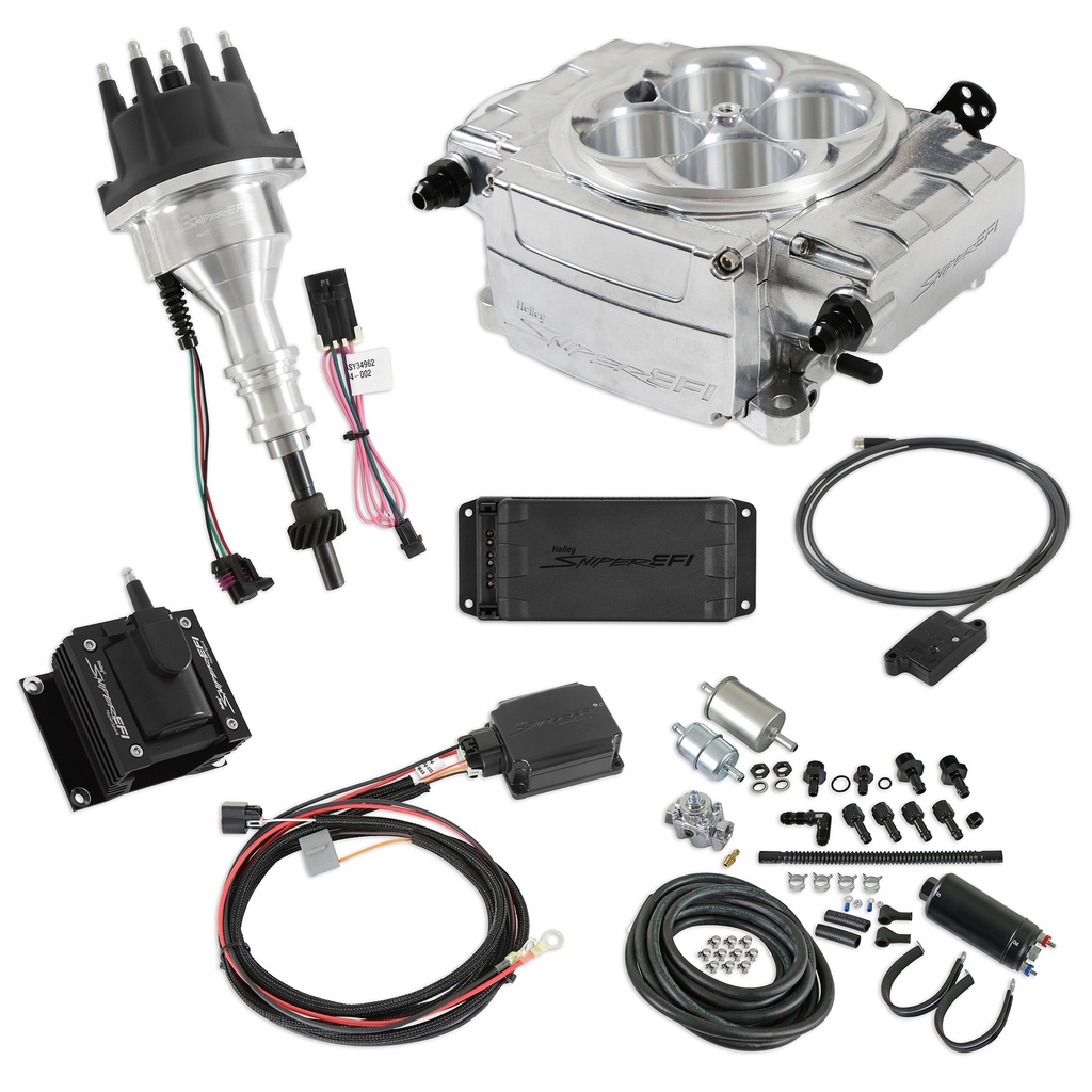 [HLY550-510-BPK-SBF] Holley - Sniper 2 Efi Bundle Kit Sbf Polished