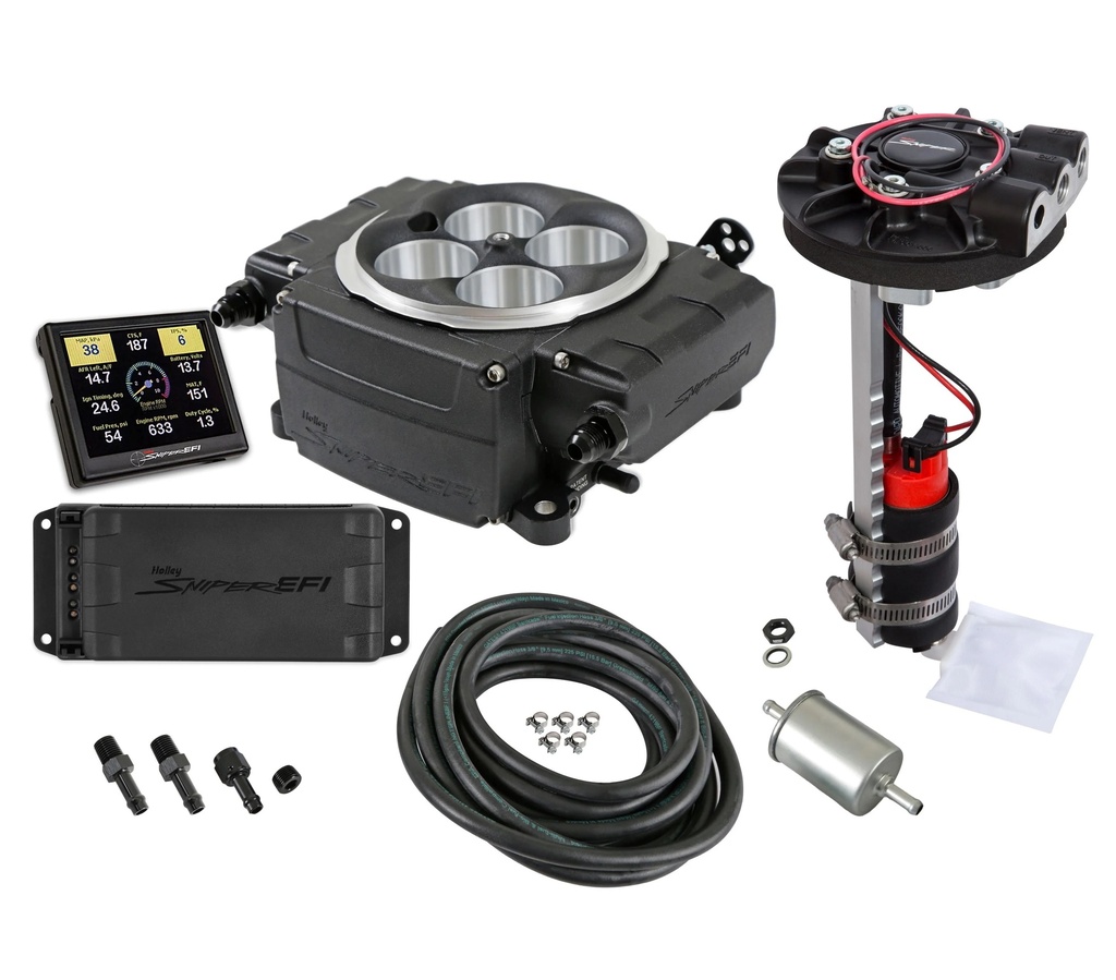 [HLY550-511-3PR] Holley - Sniper 2 Efi Kit W/Pdm Black