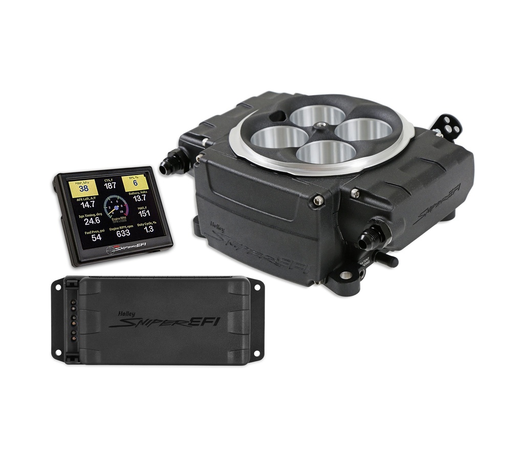 Holley - Sniper 2 Efi Kit Black W/Pdm