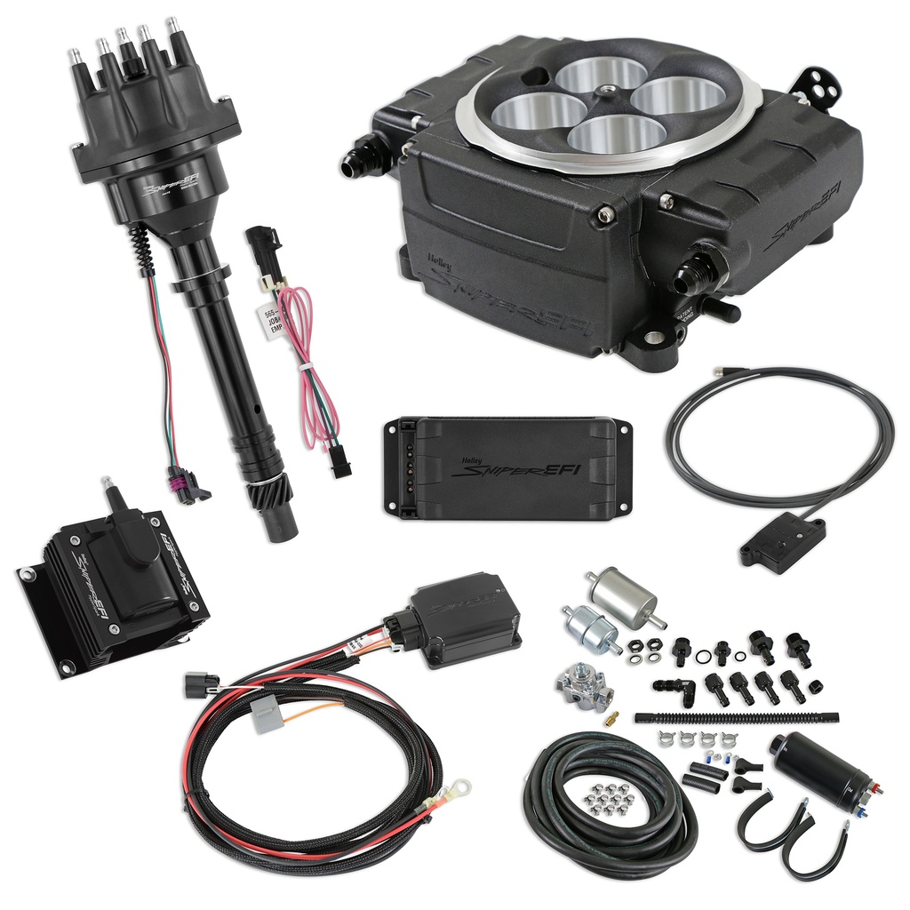 [HLY550-511-BPK-SBC] Holley - Sniper 2 Efi Bundle Kit Sbc Black