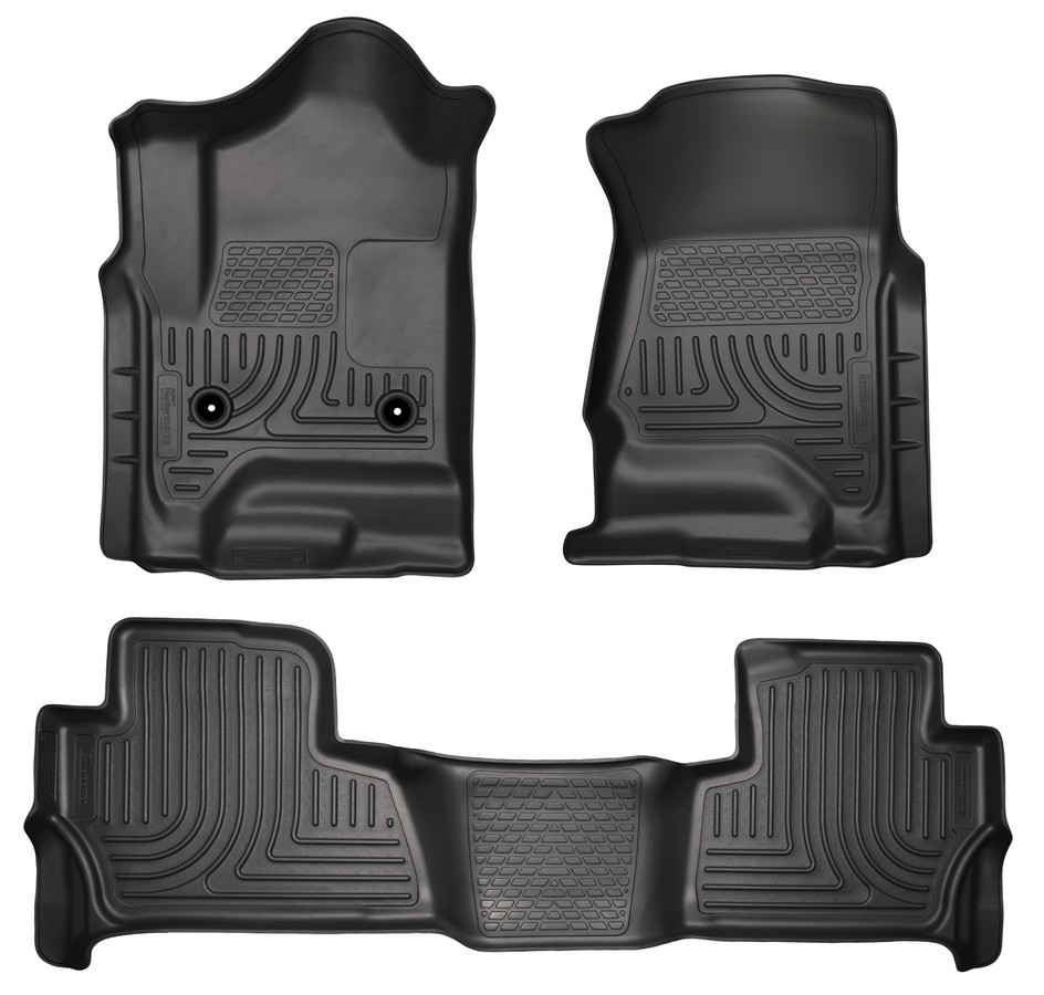 [HSK99201] Husky Liners - 15- Tahoe Floor Liners Black