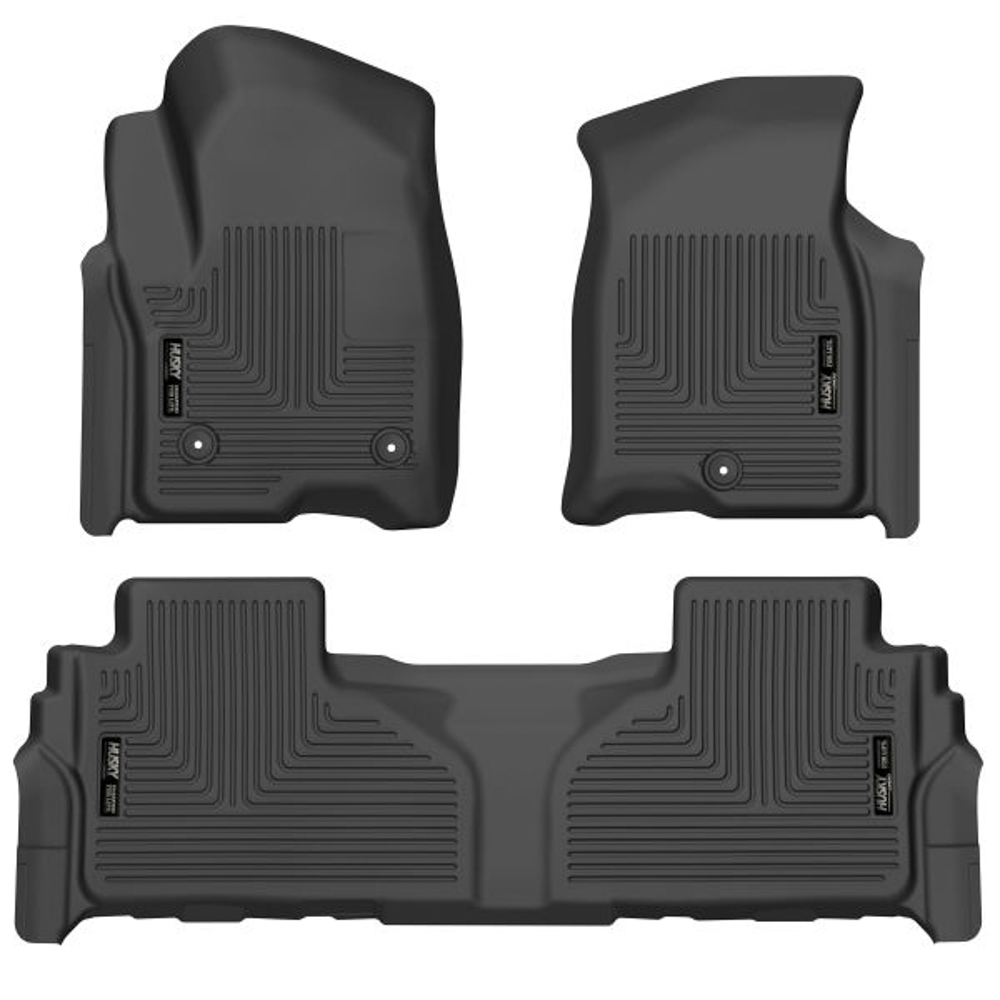 [HSK99241] Husky Liners - 21- Chevy Tahoe Floor Liner Front/2nd Row Blk