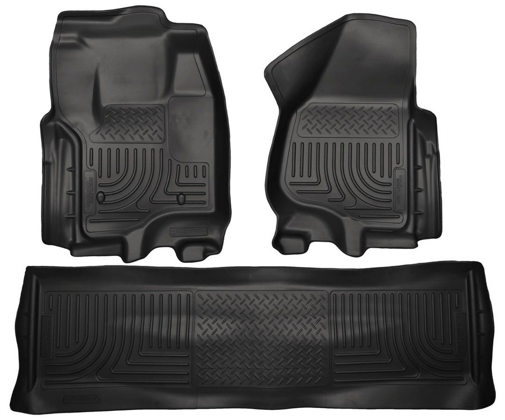 [HSK99711] Husky Liners - Front & 2nd Seat Floor Liners Black