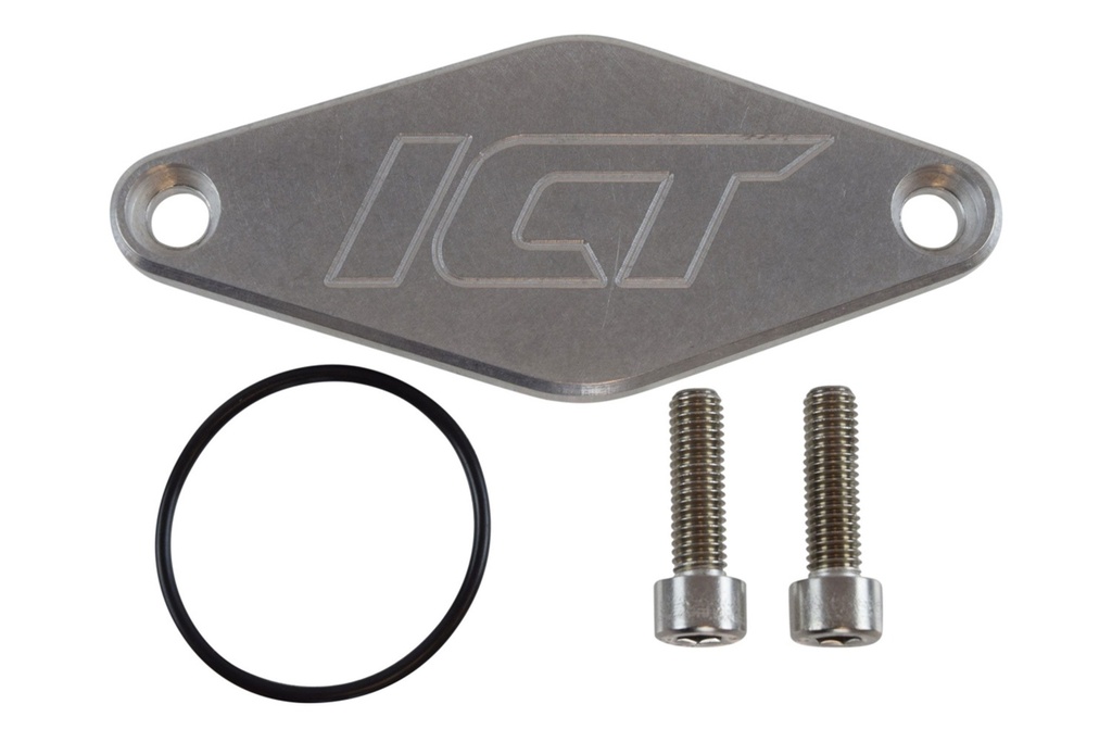 [ICT551152] Ict Billet - Fuel Pump Block Off Plate Direct Injection Delete
