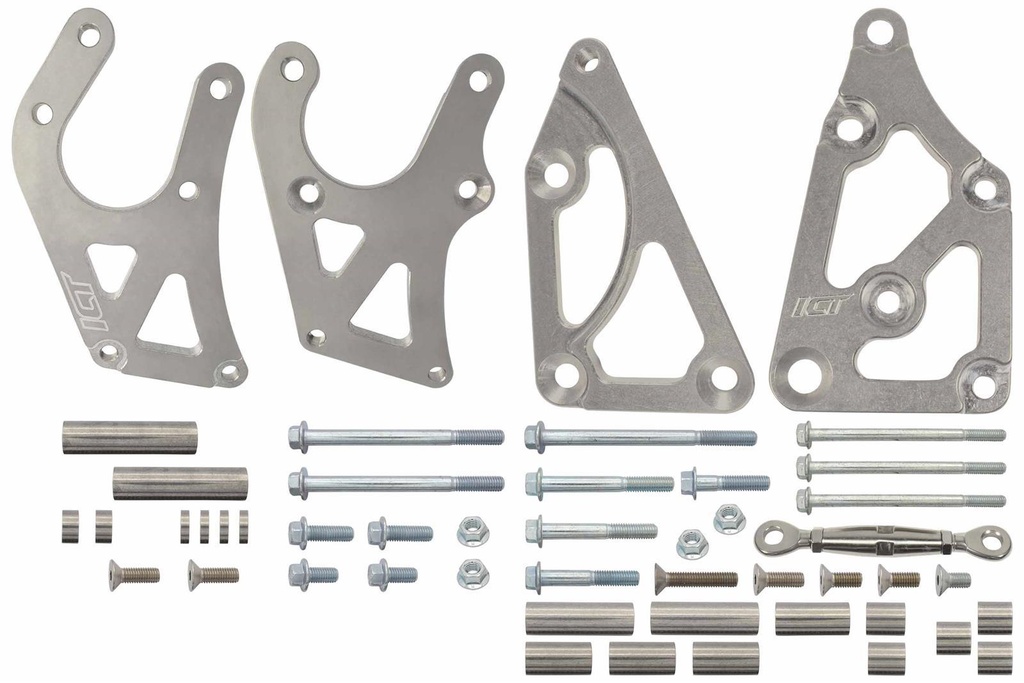 [ICT551396LS0-3] Ict Billet - Ls Truck Power Steering Pump /Alternator Bracket