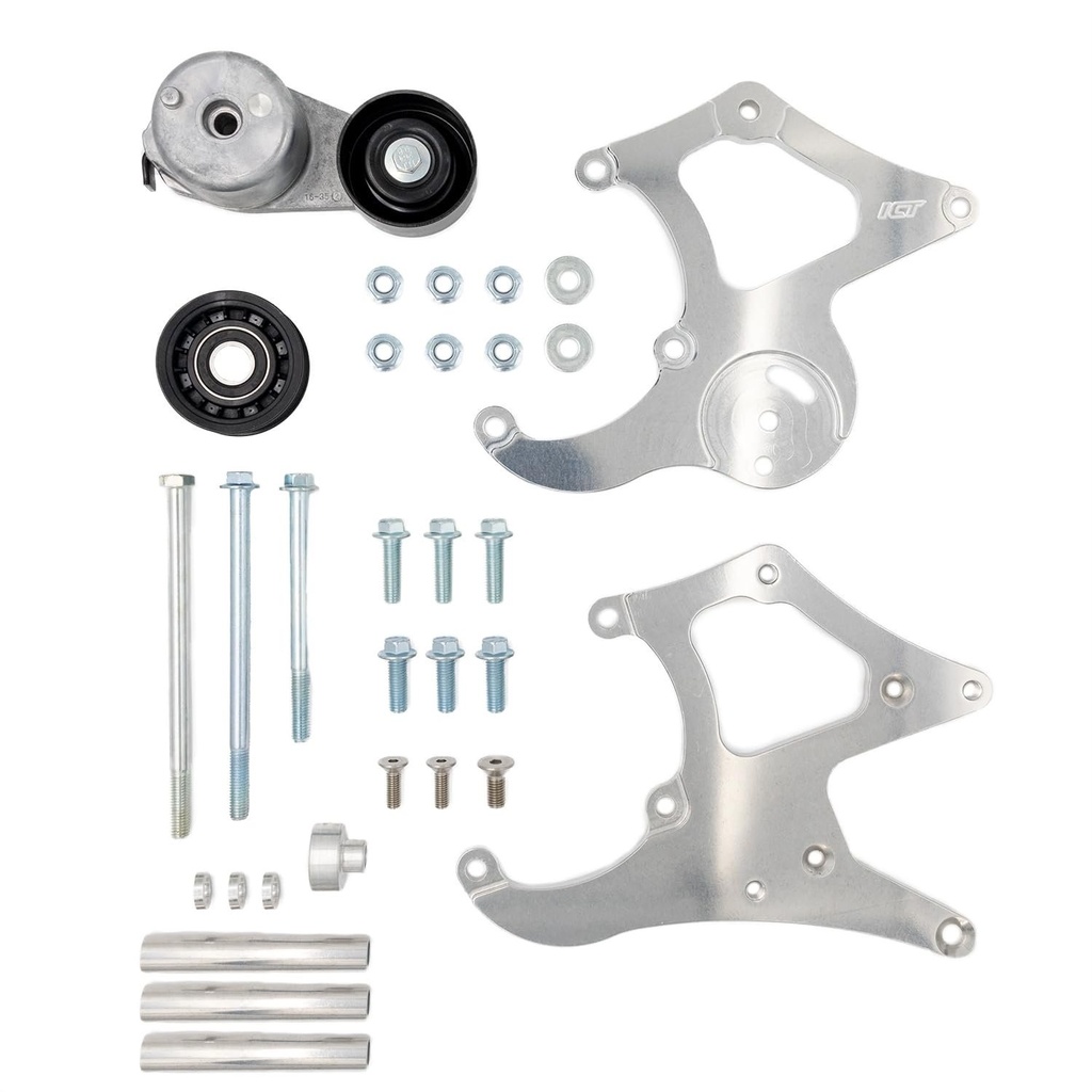 [ICT551474-LT-3] Ict Billet - Lt Truck Sanden 508 A/C Bracket Kit L84 L87