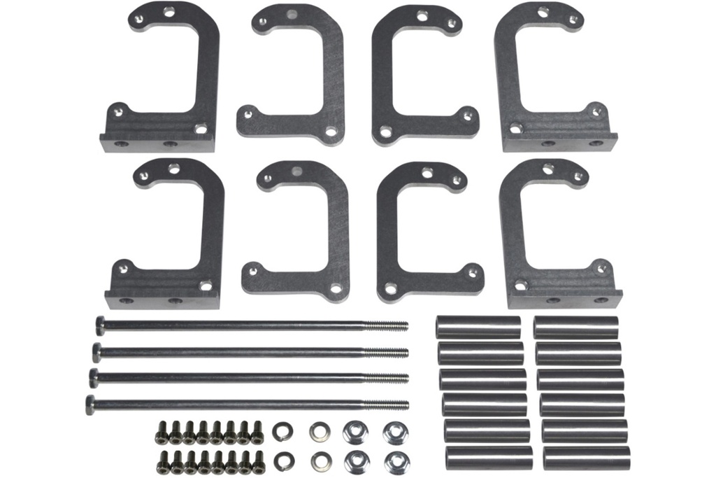 [ICT551562] ICT Billet - LS Remote Mount Coil Relocation Brackets