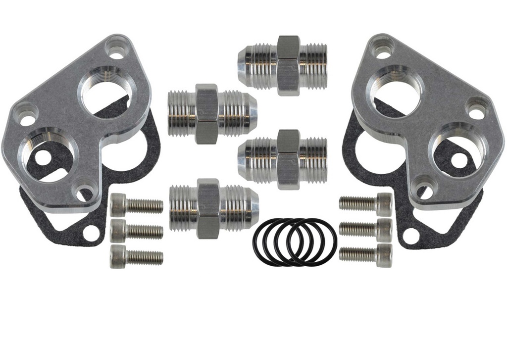 Ict Billet - Ls Remote Mount Water Pump Adapters W/ -12An