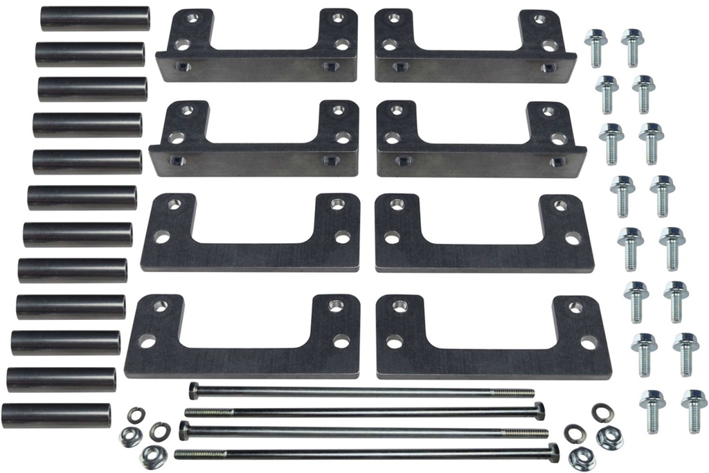 [ICT551583] ICT Billet - LS Truck Square - Remote Mount Coil Relocation