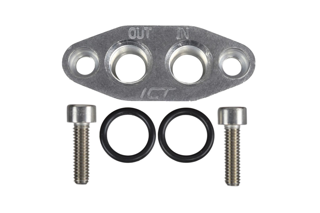 [ICT551600] Ict Billet - Oil Cooler Adapter -6An Orb Oring In/Out