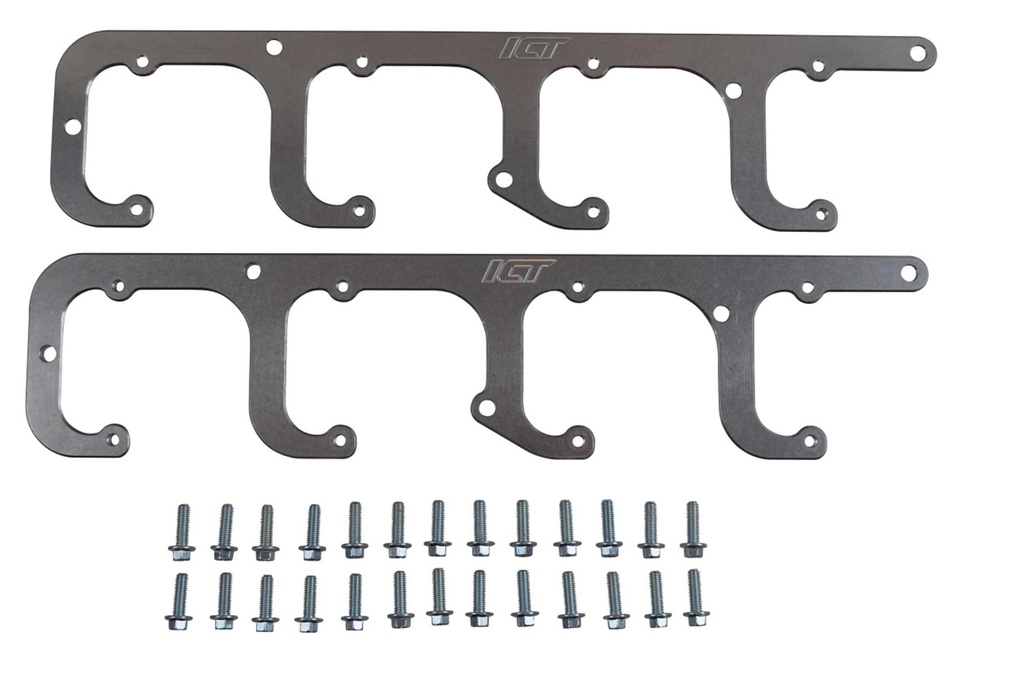 [ICT551654] Ict Billet - 5.3L Ls Square Coil Brackets Valve Cover Truck