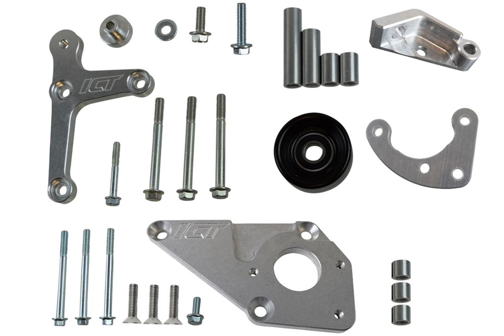 [ICT551669-2] Ict Billet - Ls Camaro Low Mount Alternator/Power Steerin