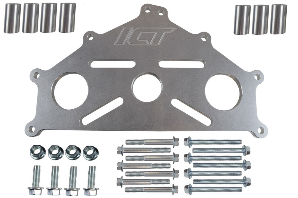 Ict Billet - Engine Safe Stand Adapter Plate Chevy Ls1 Durama