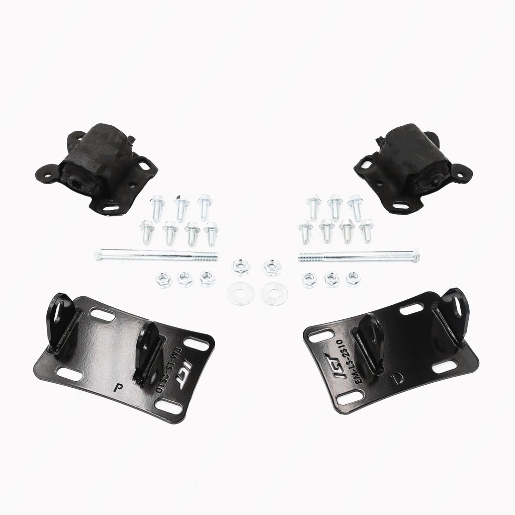 [ICTEM-LS-2S10] Ict Billet - Gm S10 Ls Swap Engine Mount Kit 82-05 Ls1 Ls3