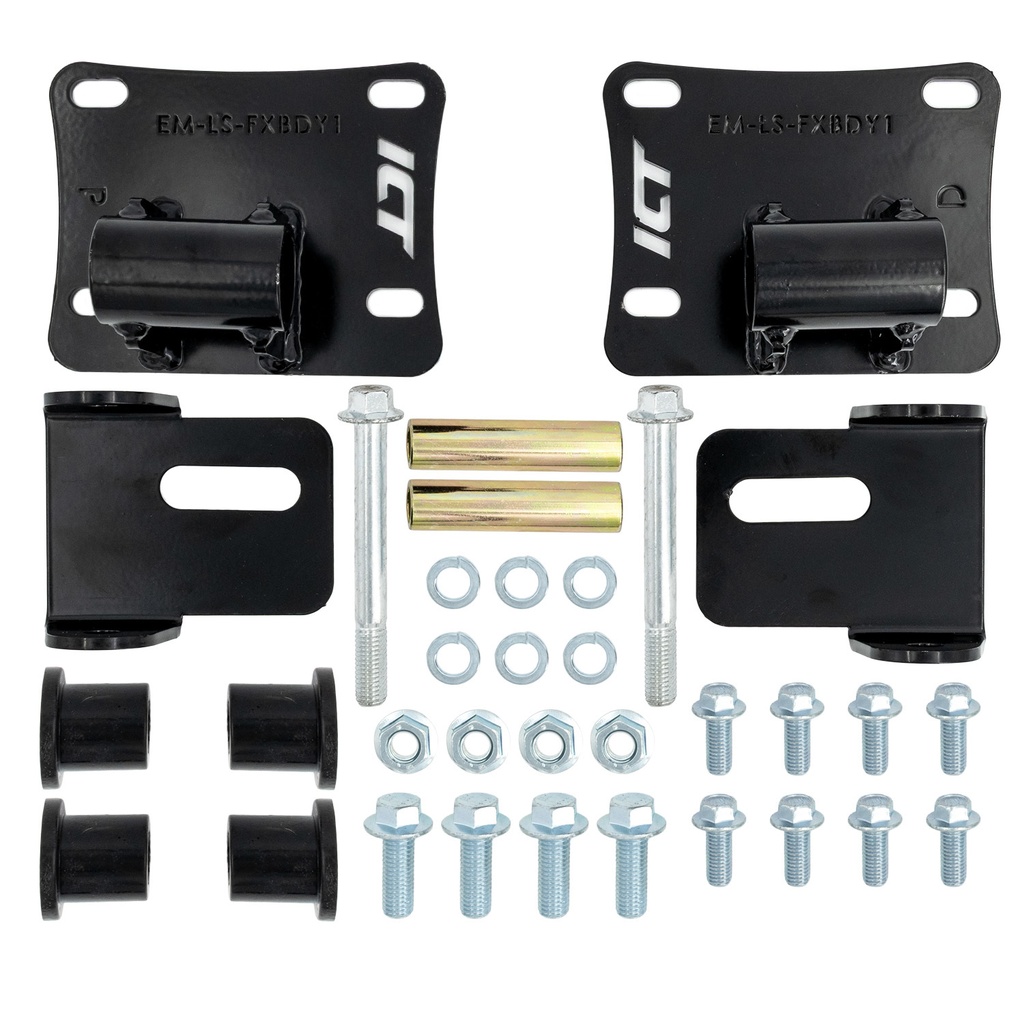 [ICTEM-LS-FXBDY1] Ict Billet - Engine Mount LS Fox Body