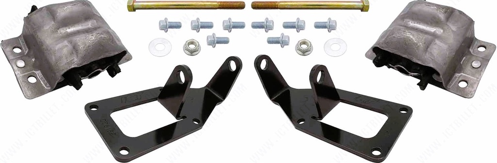 [ICTEM-LS-GBDY1] Ict Billet - 78-88 Gm G-Body Ls Swap Engine Mount Kit
