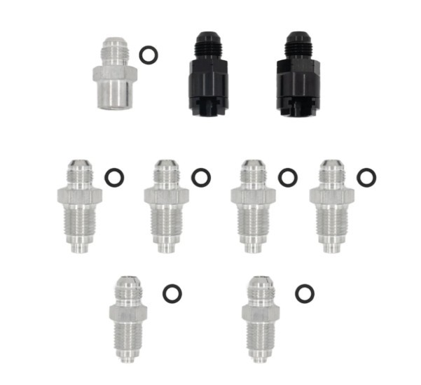Ict Billet - Obs Ls Swap Fuel Line Fitting Kit
