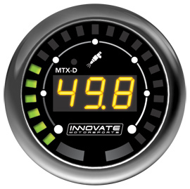 [INN39170] Innovate Motorsports - Mtx-D Fuel Pressure Gauge 0-145 Psi 10 Bar