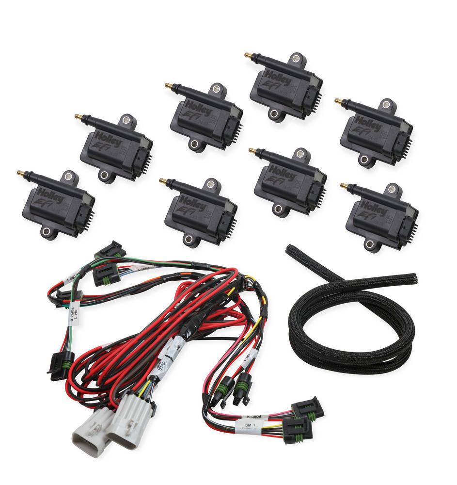 [HLY556-128] Holley - Coil-Near-Plug Smart Coil Kit - V8 Big Wire