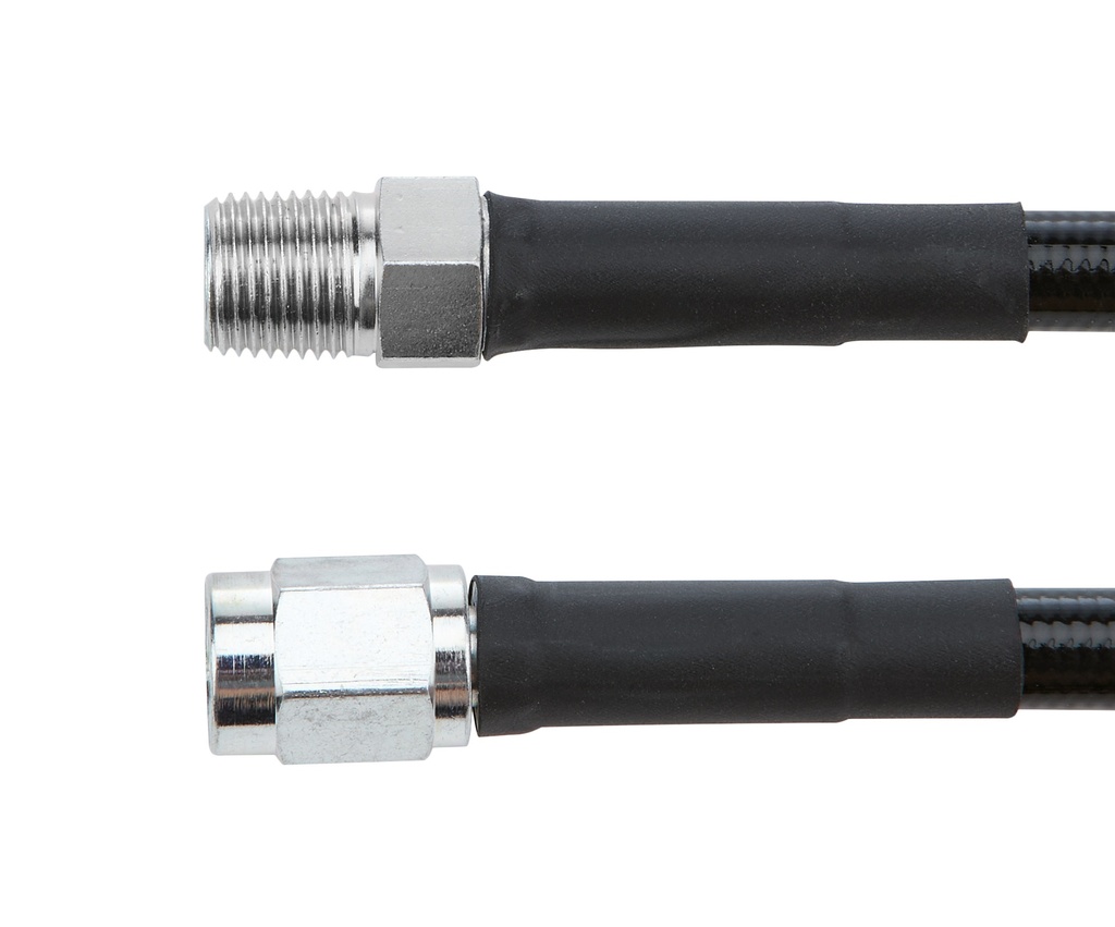 Allstar Performance - Coated Braided Line 18In #3Hose -3Str/ 1/8In