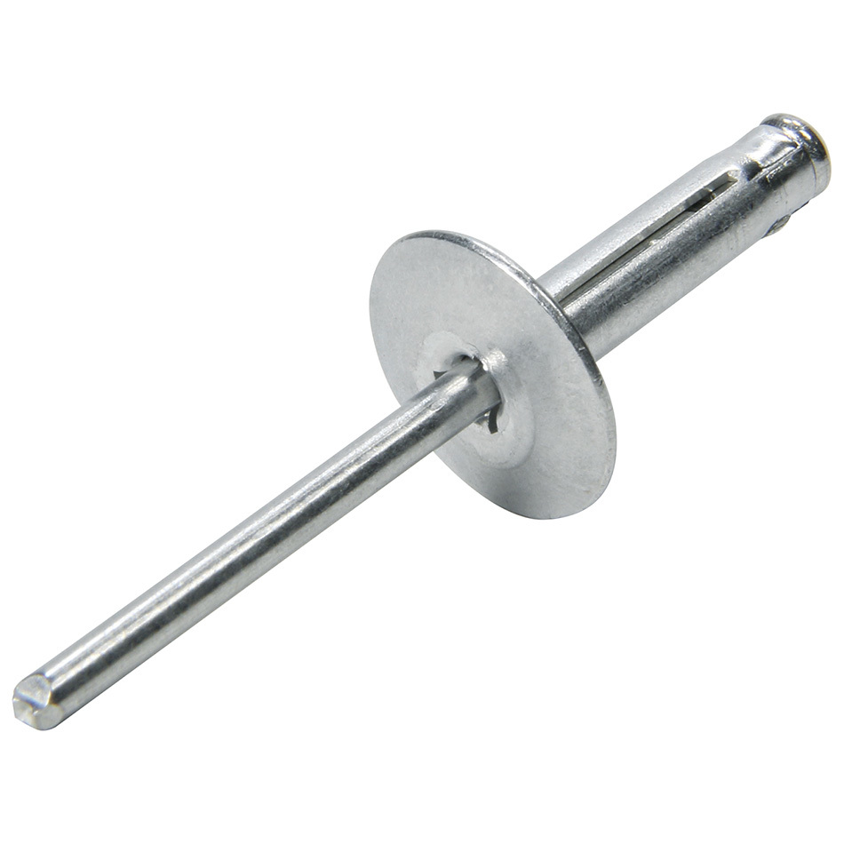 [ALL18060] Allstar Performance - Lg Hd Rivet 250Pk Silver Flange Type Alum Mandrel